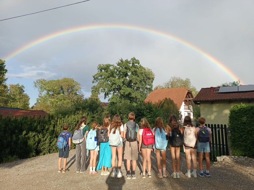 Ein Gruppenfoto vom Turnlager 2026 des ÖTB Turnverein Kreuzstetten.